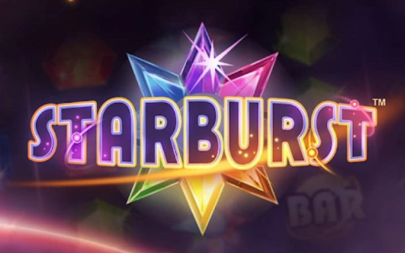 Journey through the stars with expanding wilds and vibrant gems in the classic Starburst slot game on BC Game.