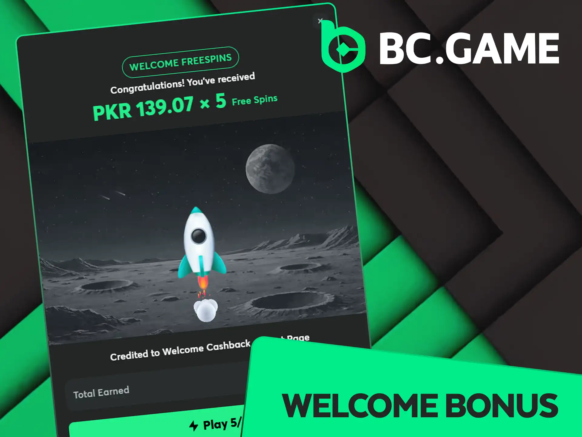 Claim a generous welcome bonus in Pakistan.
